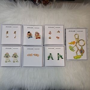 Disney Pixar x BaubleBar Toy Story Lot Of 7 Boxes Earring and Keychain Set